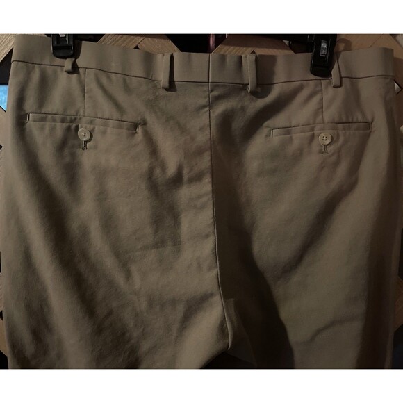 LAUREN RALPH LAUREN Total Comfort Khaki Tan Wool Slacks Men's 38x31 - Picture 5 of 6